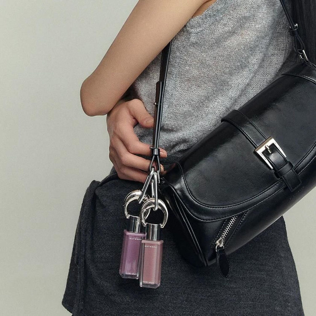 ENTROPY — ENTROPY Charm Tint Glossy Gel Lip Tint - Dewy Lip Gloss with Key Ring Cap
