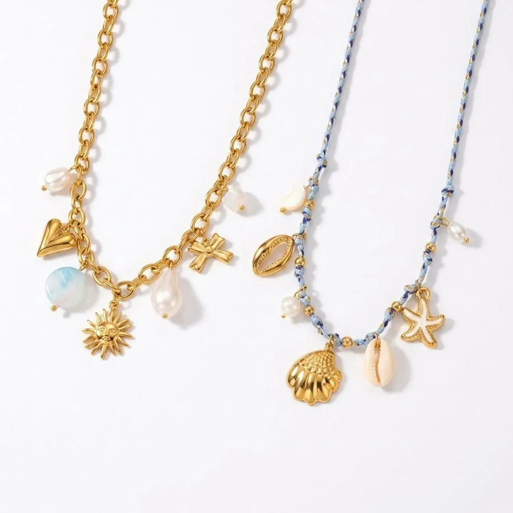Ocean Series Stainless Steel Necklaces for Women