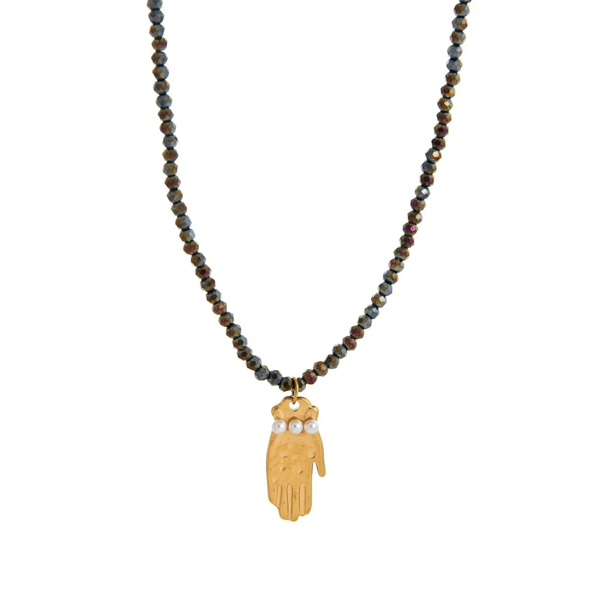 Stainless Steel Ocean Shell Beaded Necklace Jewelry