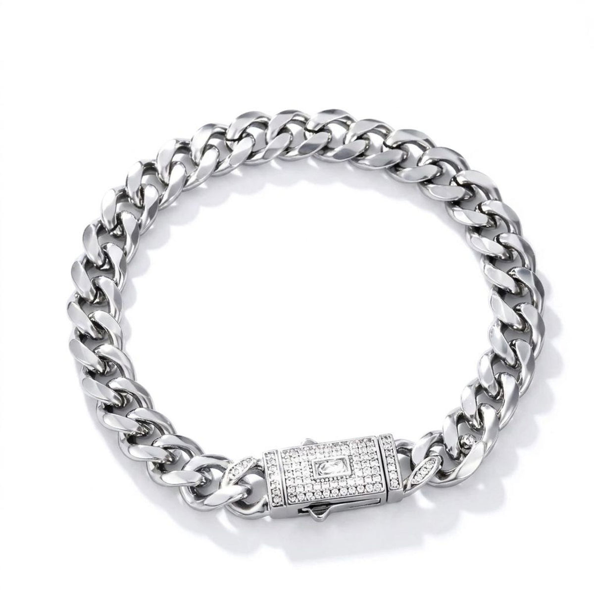 Unisex Cuban Link Gold Jewelry Set - Electroplated Gold Necklace, Silver Necklace & Bracelet