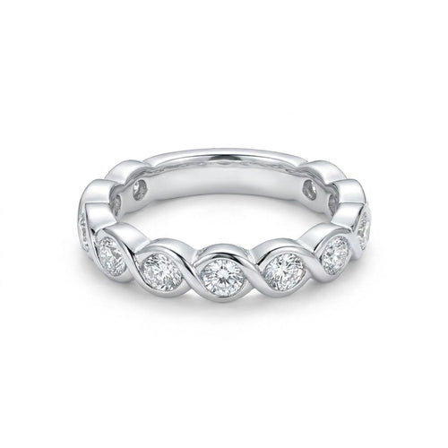 Zircon Adjustable Open Ring for Women, Electroplated Alloy Band